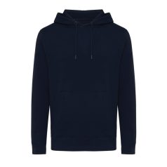   Hanorac cu gluga, Unisex, iqoniq, 2401E13737, Bumbac, Albastru navy, XXL