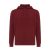 Hanorac cu gluga, casual, Unisex, iqoniq, 2410E18317, Bumbac, Rosu burgundy, L