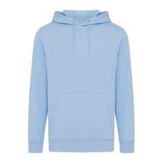   Hanorac cu gluga, Unisex, iqoniq, 2401E13769, Bumbac, Albastru sky, XXL