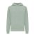 Hanorac cu gluga, casual, Unisex, iqoniq, 2410E18357, Bumbac, Verde ice, XXS