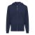 Hanorac cu gluga, Unisex, iqoniq, 2401E13810, Bumbac, Albastru navy, 4XL