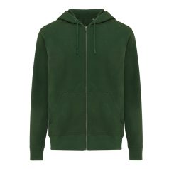   Hanorac cu gluga, casual, Unisex, iqoniq, 2410E18303, Bumbac, Verde forest, XXL