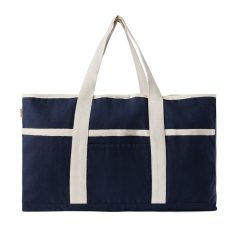   Geanta de plaja, 2401E16695, Vinga, 34x56x21 cm, Bumbac, rPET, Albastru navy