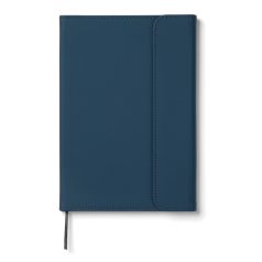   Agenda A5, Dictando, 2401E16472, Vinga, 16x2x22.5 cm, Poliuretan, Hartie, Albastru navy