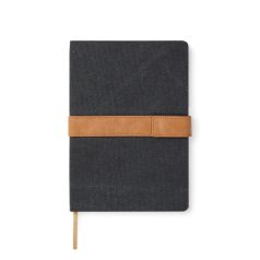   Agenda A5, Dictando, 2401E16529, Vinga, 21.5x14.5x1.5 cm, Bumbac, Hartie, Negru