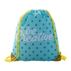   CreaDraw Plus custom drawstring bag, 190T polyester, yellow, 320×390×5 mm