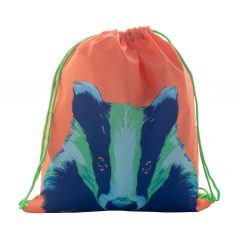   CreaDraw Kids custom drawstring bag for kids, 190T polyester, green, 260×310×5 mm