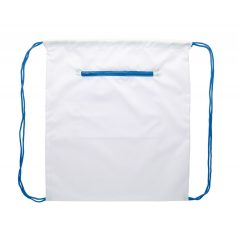   CreaDraw RFID custom drawstring bag, 190T polyester, blue, 340×385 mm