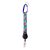 Subiner YoYo RPET custom keyring, Recycled PET polyester, blue, 220×30 mm