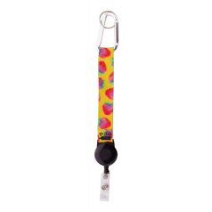   Subiner YoYo RPET custom keyring, Recycled PET polyester, silver, 220×30 mm