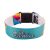 Mojo RPET custom bracelet, Recycled PET polyester, white, ø70×20 mm