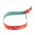 SuboWrist RPET custom festival bracelet, Gildan, Recycled PET polyester, red, 390×15 mm