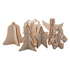 CreaX Christmas card, angel, Paper, natural, 105×148×3mm