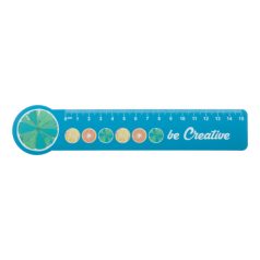 Couler 15 15 cm ruler, circle, Plastic, white, 205×50 mm