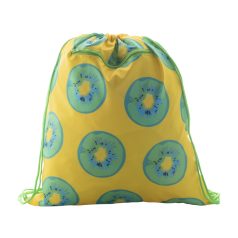   CreaDraw Zip custom drawstring bag, 190T polyester, green, 340×385×5 mm