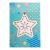 TreeCard Christmas card, star, Wood, natural, 105×148×3mm