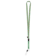   Subyard 15 D RPET custom sublimation lanyard, Recycled PET polyester, white, 15×550 mm