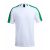 Sport t-shirt, unisex, L, S-XXL, 20FEB16771, Poliester, Verde, Alb