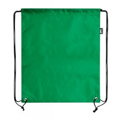   Saculet cu snur tip rucsac, 340×420 mm, Everestus, 20FEB5724, Recycled PET Poliester, Verde