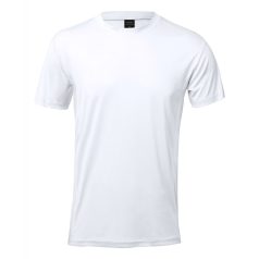 Tricou sport, 21MAR2421, unisex, XS, Poliester, Alb