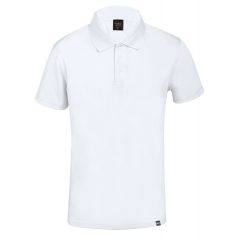   Dekrom RPET polo shirt, Male, Recycled PET polyester, white, M