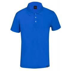   Dekrom RPET polo shirt, Male, Recycled PET polyester, blue, L