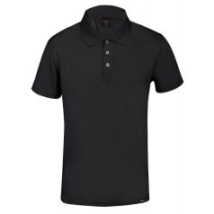   Dekrom RPET polo shirt, Male, Recycled PET polyester, black, S