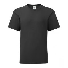 Tricou copii, 18SEP2324, 14--15, unisex, Bumbac, Negru