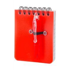 Agenda, 70×95×7 mm, Everestus, 20FEB10154, Plastic, Rosu