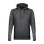 Hanorac cu gluga, casual, Unisex, Makito, 2410E18532, Bumbac, Negru, XS