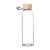 Sticla de apa 500 ml, 2410E23718, Everestus, ø60 x 225 mm, Sticla, Transparent