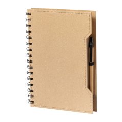   Agenda cu pix inclus, A5, Velina, 2410E24411, Everestus, 155 x 210 x 17 mm, Hartie, Natur