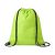 Saculet cu snur, 2410E23015, Everestus, 330 x 370 mm, Poliester, Verde lime