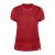 Tricou cu maneca scurta, la baza gatului, Casual, Femei, Makito, 2410E18937, Bumbac, Rosu, L