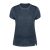 Tricou cu maneca scurta, la baza gatului, Casual, Femei, Makito, 2410E18930, Bumbac, Albastru dark, L