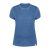 Tricou cu maneca scurta, la baza gatului, Casual, Femei, Makito, 2410E18923, Bumbac, Albastru, M