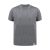 Tricou cu maneca scurta, la baza gatului, Casual, Copii, Makito, 2410E18882, Bumbac, Gri, 4--5