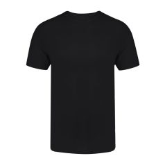   Tricou cu maneca scurta, la baza gatului, Casual, Unisex, Makito, 2410E20695, Bumbac, Negru, L