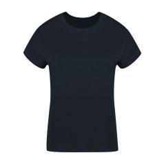   Tricou cu maneca scurta, la baza gatului, Casual, Femei, Makito, 2410E20814, Bumbac, Albastru midnight, L