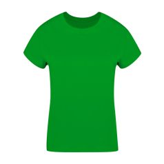   Tricou cu maneca scurta, la baza gatului, Casual, Femei, Makito, 2410E20802, Bumbac, Verde, XL