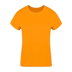   Tricou cu maneca scurta, la baza gatului, Casual, Femei, Makito, 2410E20798, Bumbac, Auriu, XXL