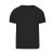 Tricou cu maneca scurta, la baza gatului, Casual, Copii, Makito, 2410E20660, Bumbac, Negru, 10--12