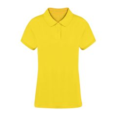   Tricou cu maneca scurta, Polo, Casual, Femei, Makito, 2410E20510, Bumbac, Galben, L