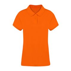   Tricou cu maneca scurta, Polo, Casual, Femei, Makito, 2410E20496, Bumbac, Portocaliu, L