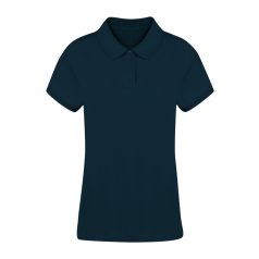   Tricou cu maneca scurta, Polo, Casual, Femei, Makito, 2410E20464, Bumbac, Albastru dark, XL