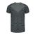 Tricou cu maneca scurta, la baza gatului, Sport, Unisex, Makito, 2410E21127, Poliester, Negru, L