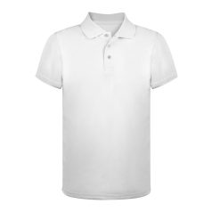   Tricou cu maneca scurta, Polo, Sport, Unisex, Makito, 2410E21019, Poliester, Alb, L