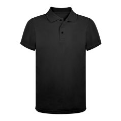   Tricou cu maneca scurta, Polo, Sport, Unisex, Makito, 2410E20991, Poliester, Negru, S