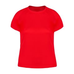   Tricou cu maneca scurta, la baza gatului, Sport, Femei, Makito, 2410E21115, Poliester, Rosu, L