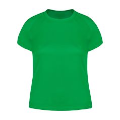   Tricou cu maneca scurta, la baza gatului, Sport, Femei, Makito, 2410E21103, Poliester, Verde, L